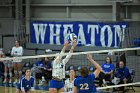 VB vs USCGA  Wheaton College Women's Volleyball vs U.S. Coast Guard Academy. - Photo by Keith Nordstrom : Wheaton, Volleyball